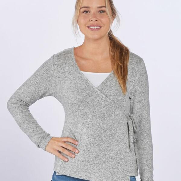 Women's Cuddle Wrap Top Thumbnail