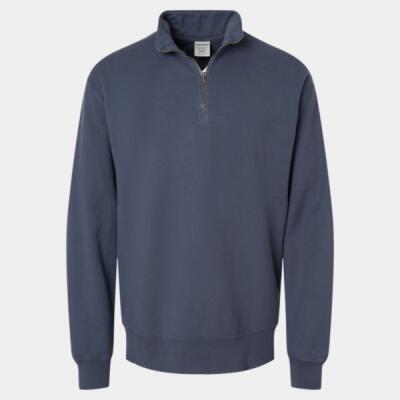 Unisex Garment-Dyed Quarter-Zip Sweatshirt Thumbnail