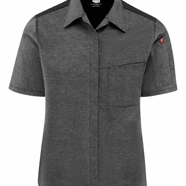 Women's Poplin Airflow Cook Shirt with OilBlok Thumbnail