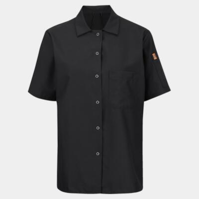Women's Mimix™ Short Sleeve Cook Shirt with OilBlok Thumbnail