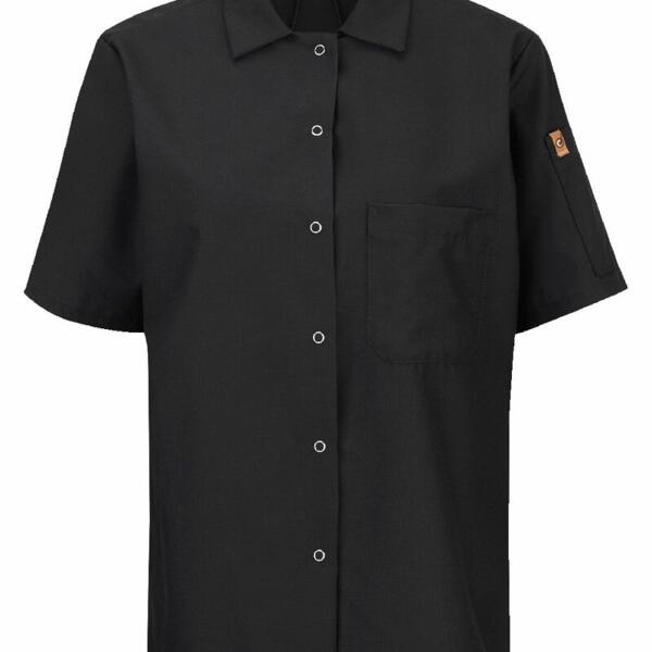 Women's Mimix™ Short Sleeve Cook Shirt with OilBlok Thumbnail