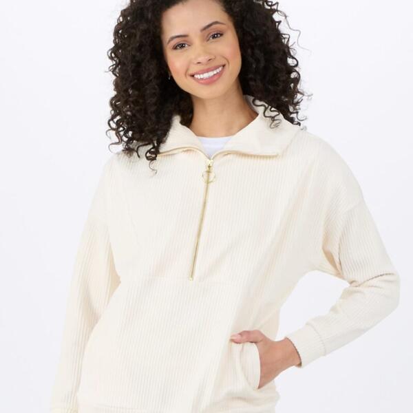 Women's Manchester Corded Quarter-Zip Pullover Thumbnail