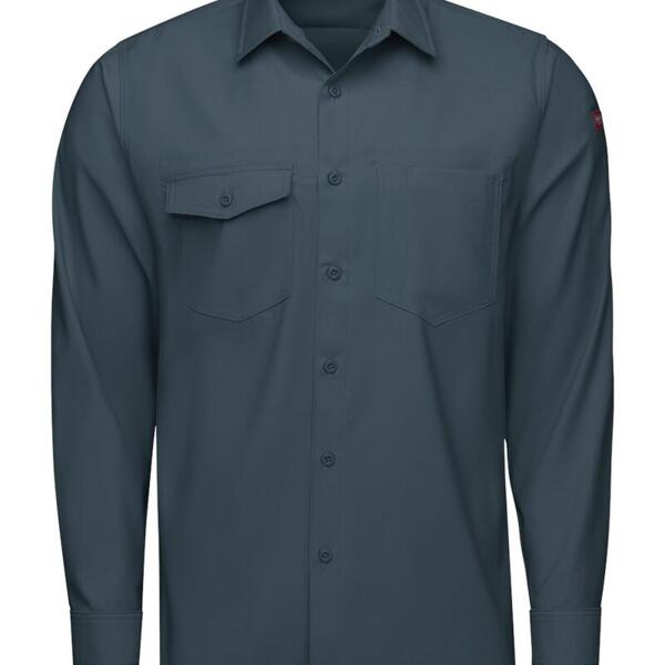 Men's Tall Cooling Long Sleeve Work Shirt Thumbnail