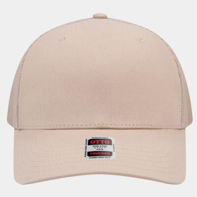 OTTO CAP Seamless 6 Panel Mid Profile Mesh Back Trucker Hat Thumbnail