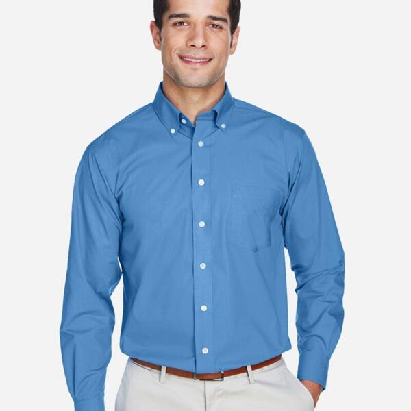 Men's Tall Crown Collection® Broadcloth Woven Dress Shirt Thumbnail