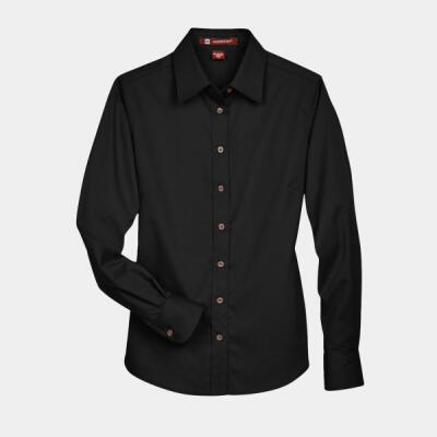 Women's Easy Blend™ Long Sleeve Twill Dress Shirt with Stain-Release Thumbnail