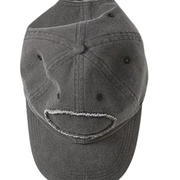 Pigment-Dyed Raw-Edge Patch Baseball Cap Thumbnail