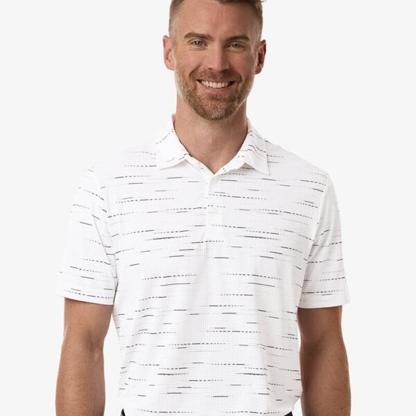 Men's Ultimate365 Mesh Glimmer Print Polo Thumbnail
