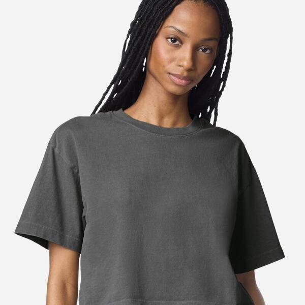 Women's Garment-Dyed Heavyweight Cropped Tee Thumbnail