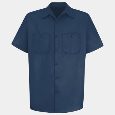 Men's Cotton Short Sleeve Uniform Shirt Thumbnail
