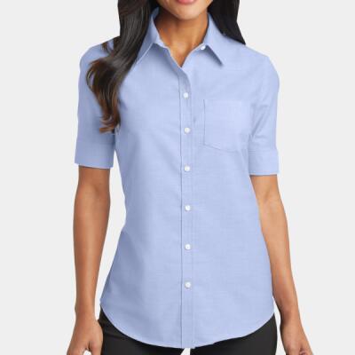 Women's Short Sleeve SuperPro Oxford Shirt Thumbnail