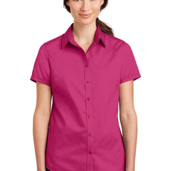 Women's Short Sleeve SuperPro Twill Shirt Thumbnail