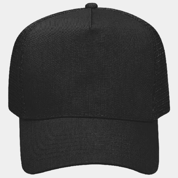 OTTO CAP 5 Panel Mid Profile Mesh Back Trucker Hat Thumbnail