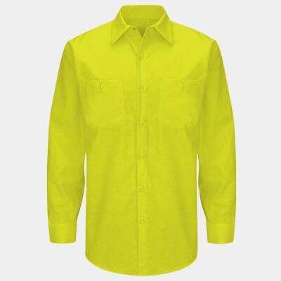 Men's Enhanced & Hi-Visibility Long Sleeve Work Shirt Thumbnail