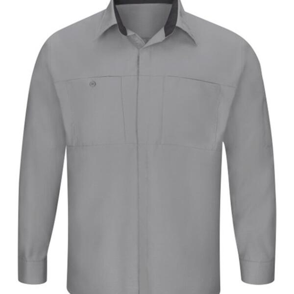 Men's Tall Performance Plus Long Sleeve Shirt with OilBlok Technology Thumbnail