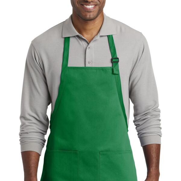 Medium Length Two Pocket Bib Apron Thumbnail