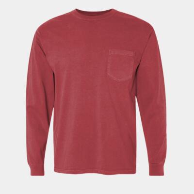 Heavyweight Ring Spun Long Sleeve Pocket Tee Thumbnail