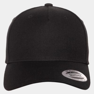 Premium Five-Panel Curved Bill Snapback Cap Thumbnail