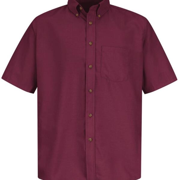 Men's Tall Poplin Short Sleeve Dress Shirt Thumbnail