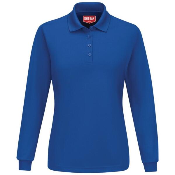 Women's Long Sleeve Performance Knit Polo Thumbnail