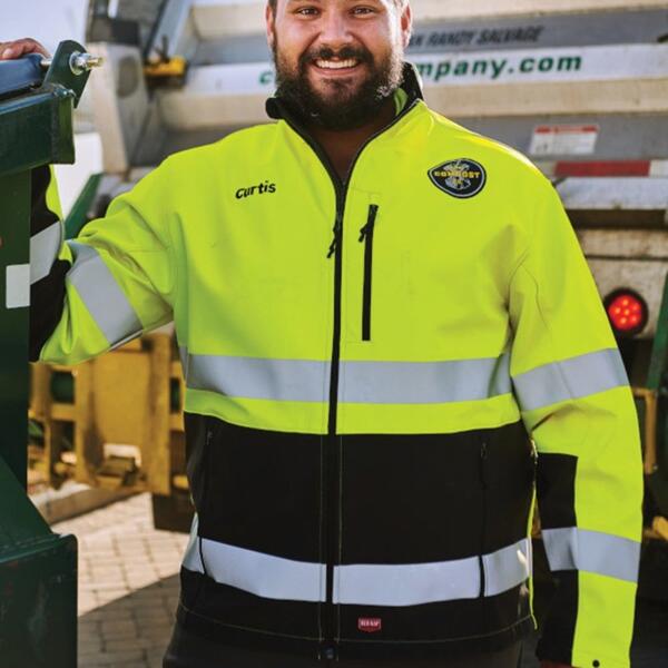 Men's Hi-Visibility Soft Shell Jacket Thumbnail