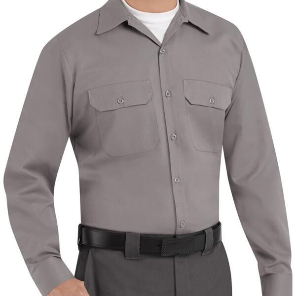 Men's Tall Utility Long Sleeve Work Shirt Thumbnail