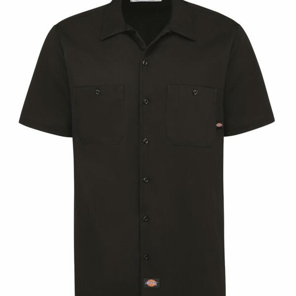 Men's Industrial Short Sleeve Cotton Work Shirt Thumbnail