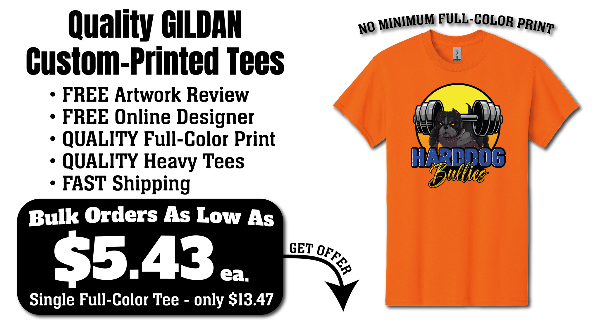 Custom printed shirts printing screen side view