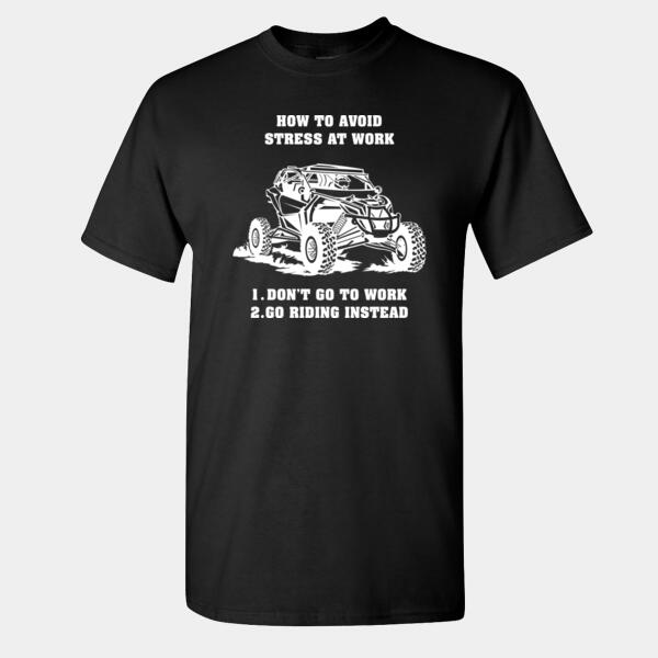 SxS Graphic Tee - "Avoid Stress" - Heavy Cotton™ T-Shirt Thumbnail